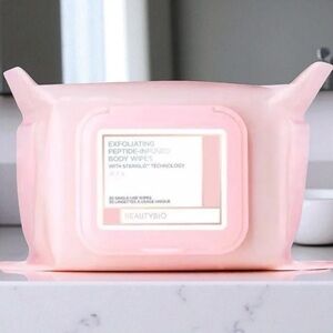 BeautyBio Exfoliating Peptide-Infused Body Wipes ✨ NWT